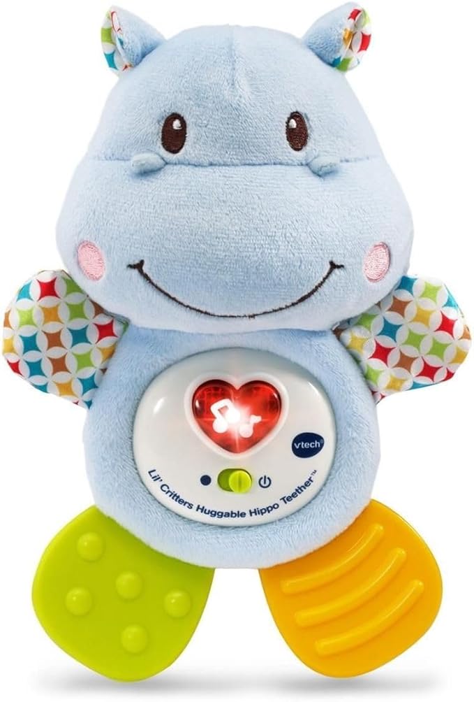 Vtech Little Friendlies Happy Hippo Plush Teether - Marah Kids