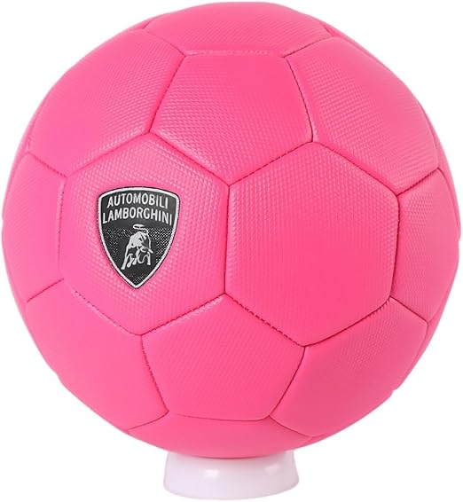 Lamborghini 5 Machine Sewing Pvc Soccer Ball - Pink (Size 5) - Marah Kids