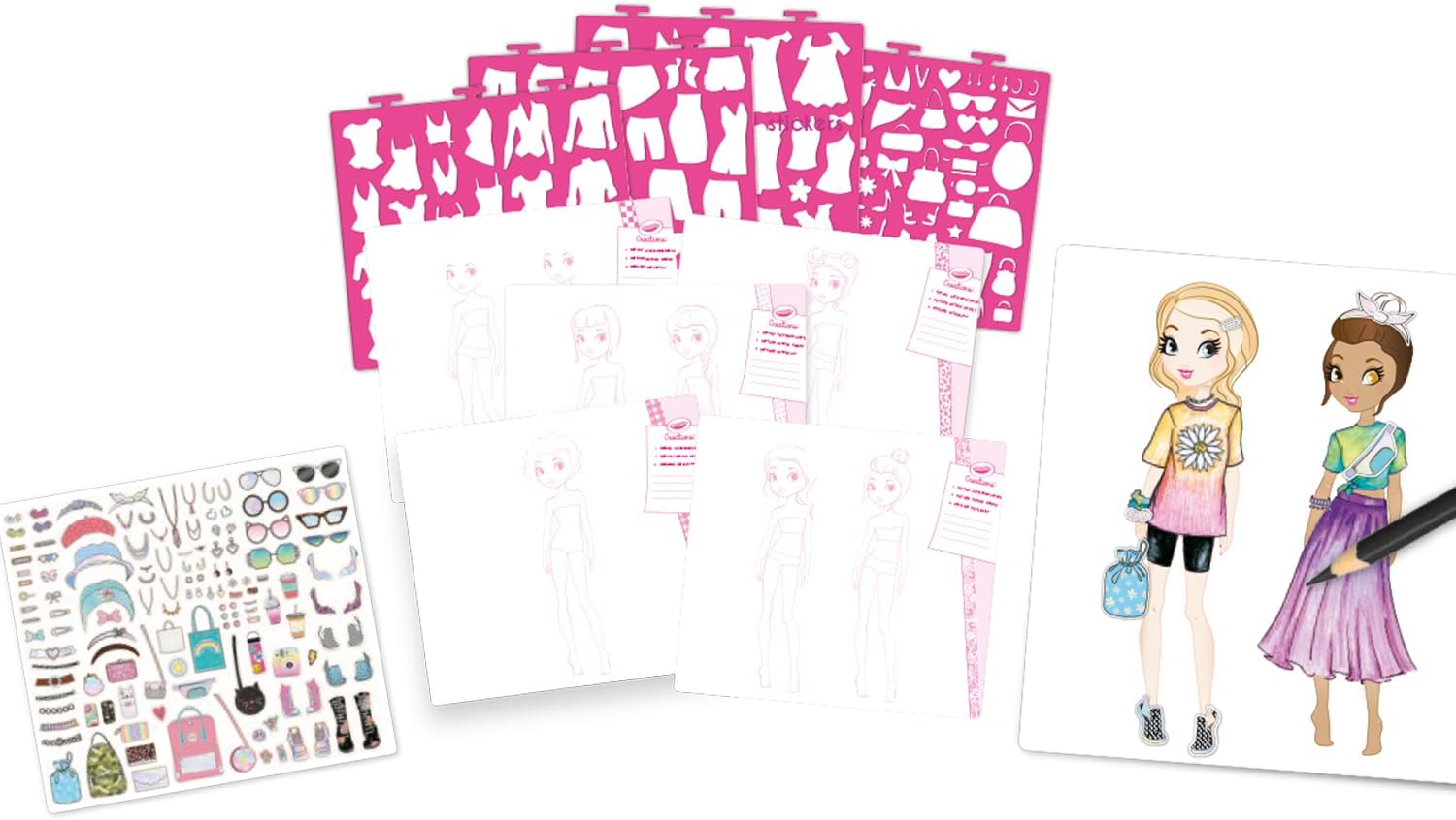 Crayola Creations Fashion Sketch Set - Marah Kids
