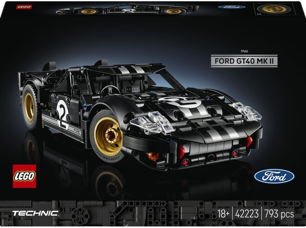LEGO: Technic - 1966Ford GT40 MKII Race Car for Adults (42223) - Marah Kids