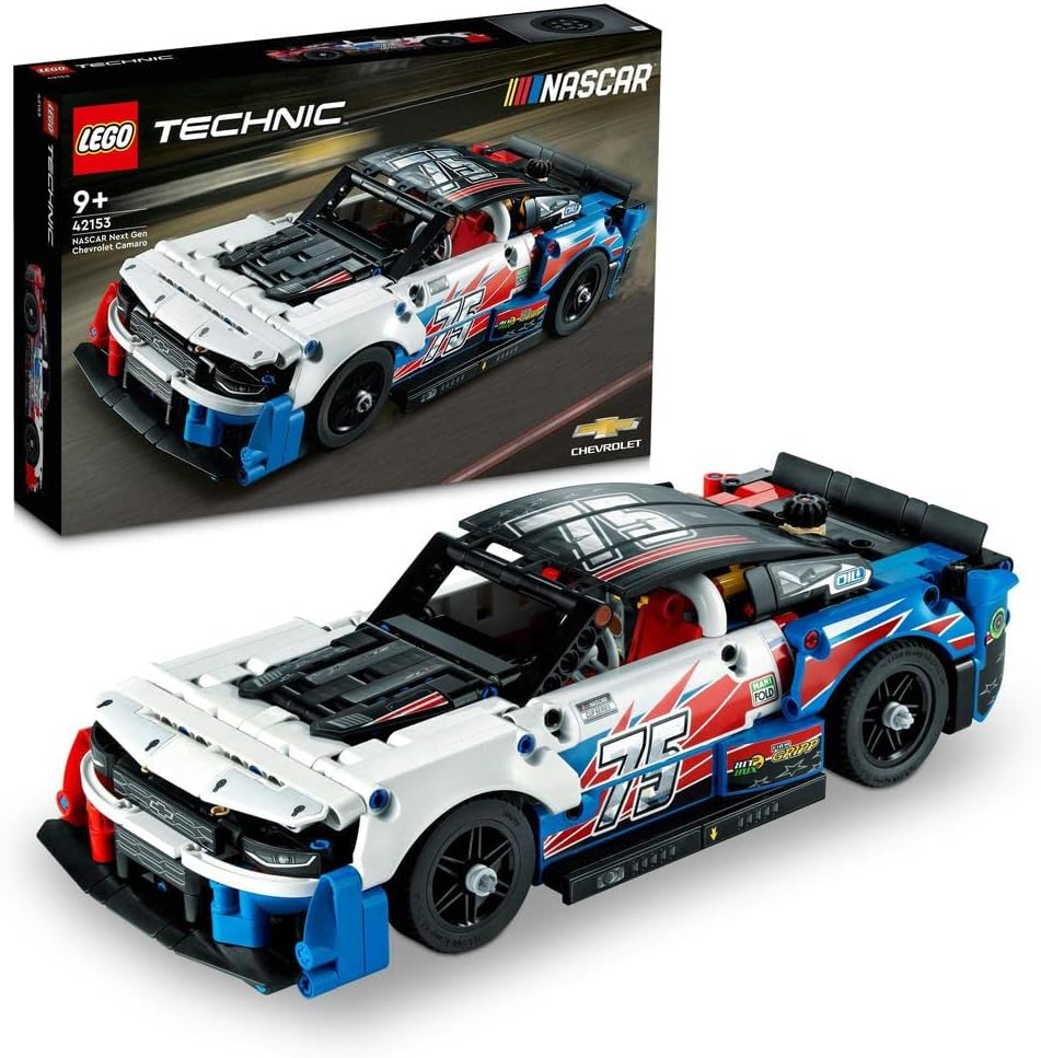 LEGO 42153 Technic NASCAR Next Gen Chevrolet Camaro ZL1 Model Car