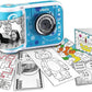 VTech - KidiZoom PrintCam | Digital Camera For Children | Electronic Toy Camera, Click & Print | Photos & Video For Kids Aged 3, 4, 5, 6, 7, 9 Years Old - Blue - Marah Kids