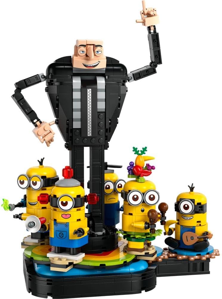 LEGO Despicable Me 4 Brick - Built Gru and Minions 75582 - Marah Kids