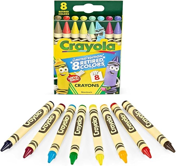 Crayola Crayons Limited Edition With 8 Retired Colors