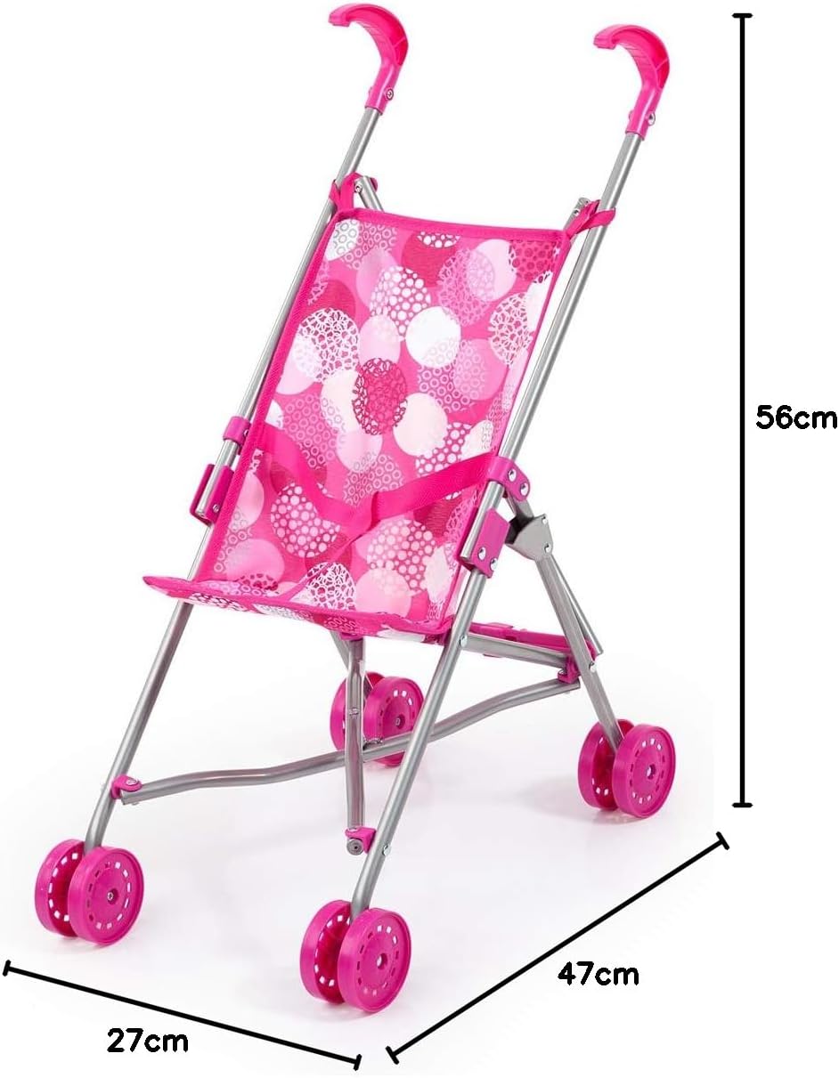 BAYER Dolls Buggy Pink Fits 46Cm - Marah Kids