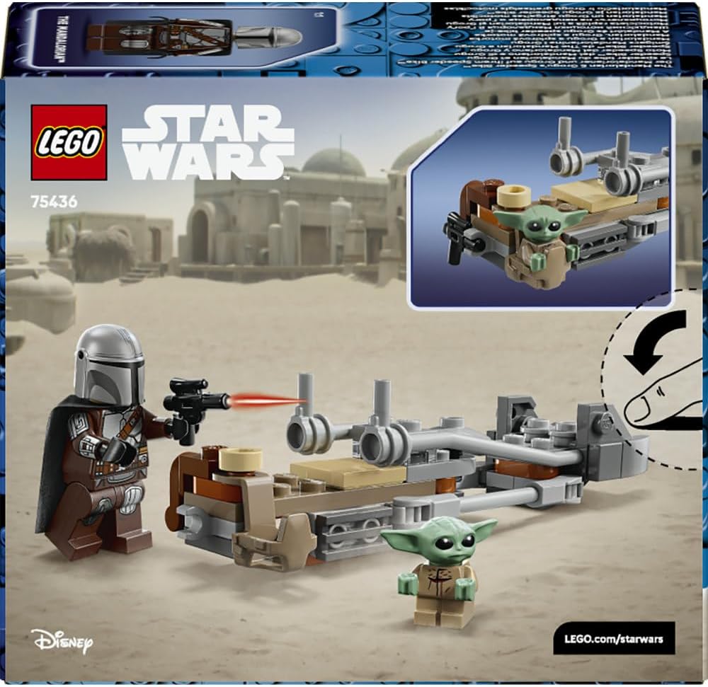 LEGO: Star Wars The Mandalorian & Grogu’s Speeder Bike (75436) - Marah Kids