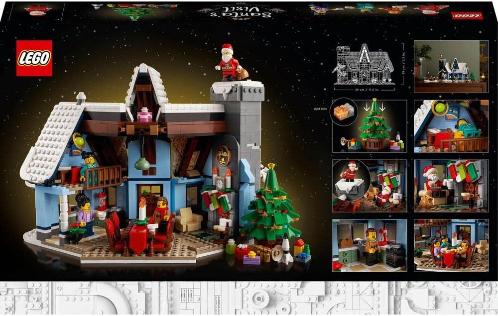 LEGO ICONS Santa’s Visit 10293