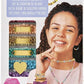 Crayola - Creations Golden Jewelry Set | Creative DIY Kit for Girls Ages 8 and Up - Design and Personalize Bracelets, Necklaces, and Earrings | Easy and Fun Crafting - Charms, Adhesive Letters, and Symbols for Personalization, 8+ - Marah Kids