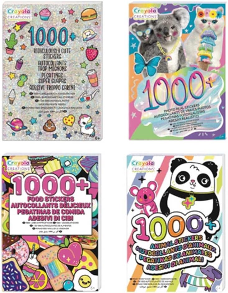 Crayola Fashion Angels Sticker Album – 1000+ Stickers - Marah Kids