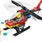 LEGO City Fire Rescue Helicopter Toy 60411