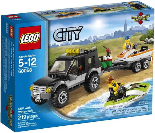 LEGO City Great Vehicles 60058 SUV with Watercraft