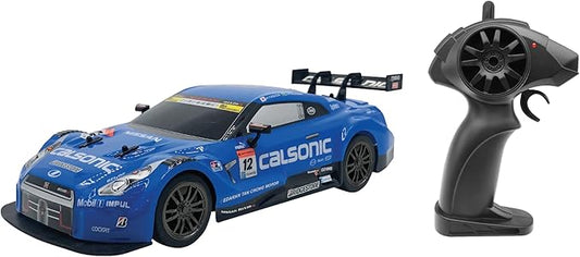 D - power - 1:16 Nissan GT - R (R35) GT500 RC Car – 2.4GHz Remote Control, Rechargeable Battery, Official Race Car Design, for Kids Ages 6+ - Marah Kids