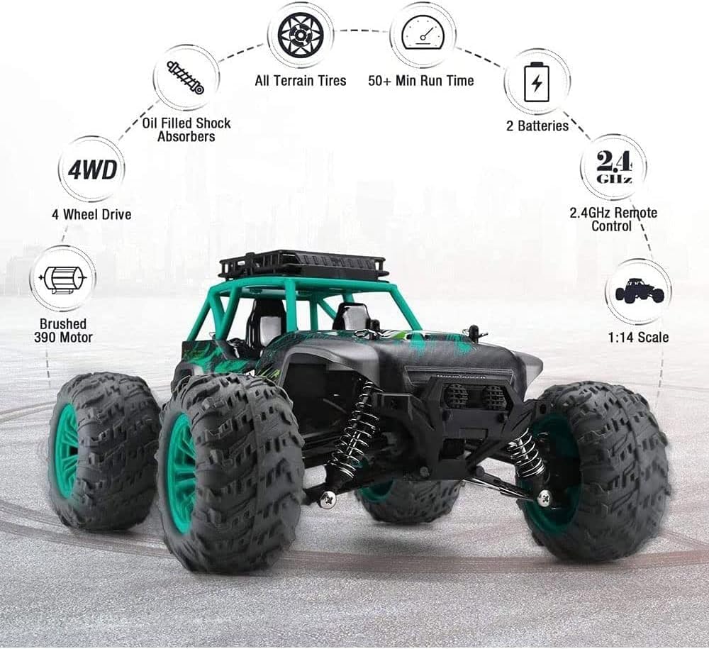 Sam Toys - 1:14 High Speed Rc Car (W/Chargable) Hobby Line - Assorted - Marah Kids