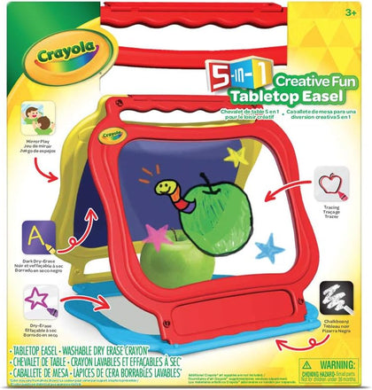 Crayola Creative Fun 5 - in - 1 Tabletop Easel - Marah Kids