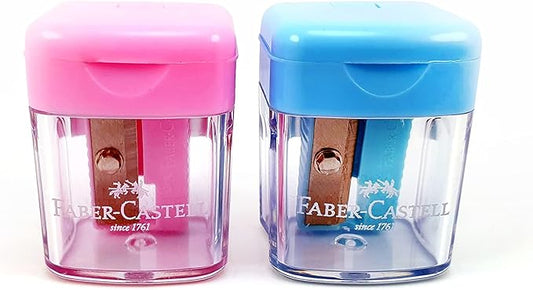 FABER - CASTELL PASTEL MINIBOX SHARPENER 4 PC IN A PET BOX - Marah Kids