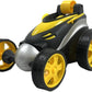 D - Power 1:18 2.4G R/C Mini Stunt Car 360 Degree Rolling Mini Tumbling Stunt Car – Yellow | Ideal for Ages 3+ up - Marah Kids