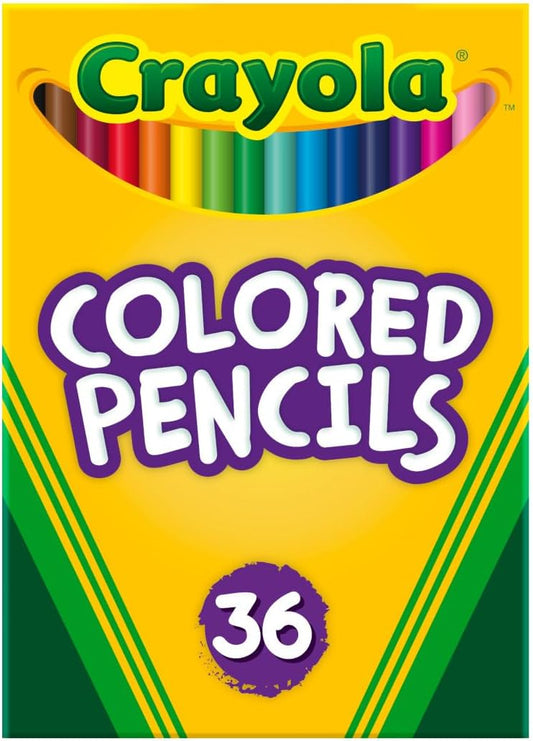 Crayola - 36 ct. Colored Pencils, Long - Marah Kids