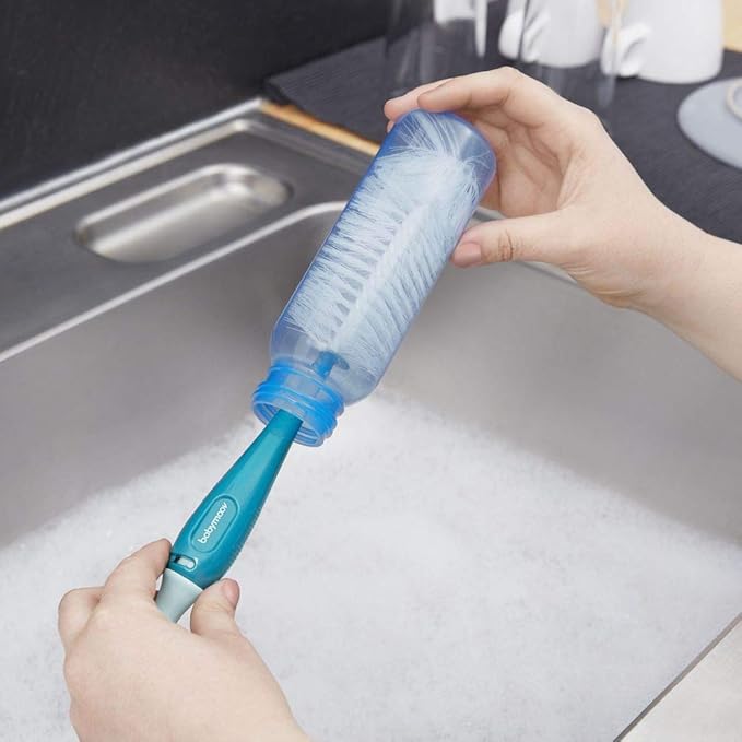 Babymoov 2 - in - 1 Bottle Brush | Easy Cleaning for Bottles & Teats - Marah Kids