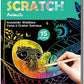 Avenir - Scratch Mini Book Animals | easy - to - use activity book is perfect for unleashing your child's imagination and creativity, while also fostering essential skills such as motor skills, hand - eye coordination, and manual dexterity | Ages 3+ - Marah Kids