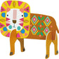 Avenir Stick 'N Play Series - Safari Animals | 200+ Reusable Stickers for Endless Fun! Create Play Scenes with 8 Illustrated Theme Cards, Make Your Own Animal Figures | For Kids 3+ - Marah Kids