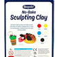 Crayola No-Bake Sculpting Clay 5-Pack – Air-Dry Modeling Clay In Primary Colors, Non-Toxic, For Kids Ages 4+
