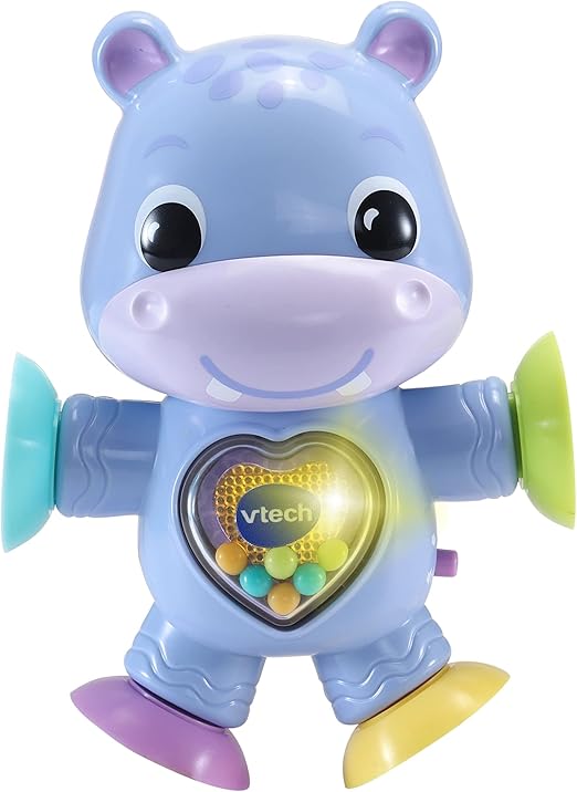Vtech - Stick & Twist Hippo | Hippopotamus, Interactive & Developmental Toy with Sounds and Music | For Boys & Girls, Suitable for Ages 3 Months+ - Marah Kids