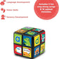 VTech Baby Twist & Teach Animal Cube, Baby Sensory Toy with Music, Lights, Colours, Baby Interactive, Educational Gift Suitable for 18, 24, 36 months Boys & Girls, English Version - Marah Kids