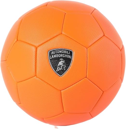 Lamborghini 5 Machine Sewing Pvc Soccer Ball - Orange - Marah Kids