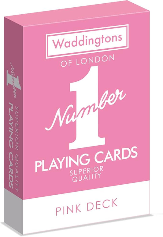 WADDI. NUMBER1 PLAYING CARDS PINK CDU12 - Marah Kids