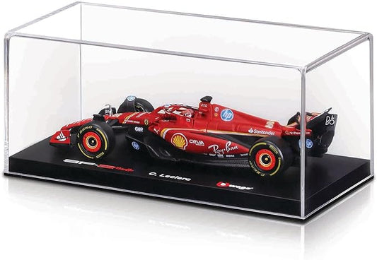 Bburago 1:43 Ferrari Formula (without helmet & plastic stand)  - SF-24 (MIAMI GP)- #16 Charles Leclerc
