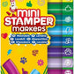 Crayola - Mini Stamper Markers, 16 Count| Perfect for art projects, classroom activities | Multicolor - Marah Kids