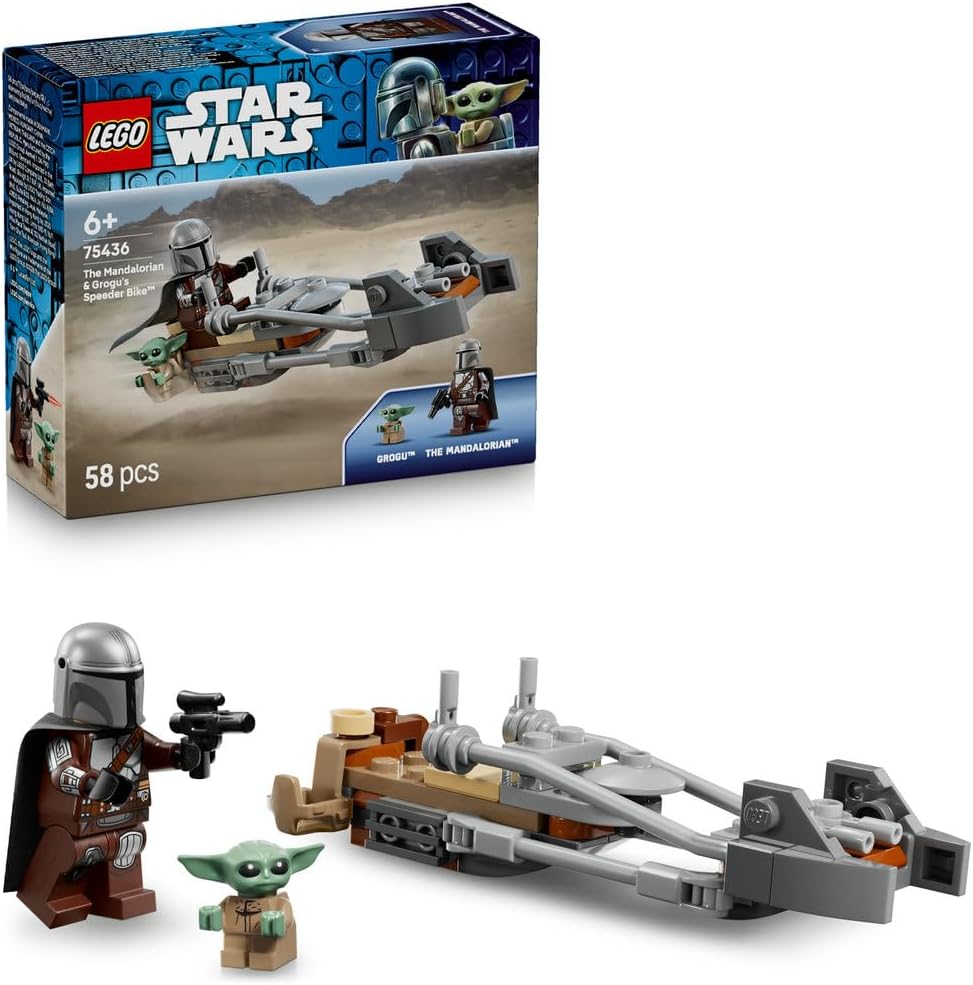 LEGO: Star Wars The Mandalorian & Grogu’s Speeder Bike (75436) - Marah Kids