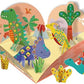 Avenir Stick 'N Play Series - Dino World | 200+ Reusable Stickers for Endless Fun! Create Play Scenes with 8 Illustrated Theme Cards, Make Your Own Animal Figures | For Kids 3+ - Marah Kids