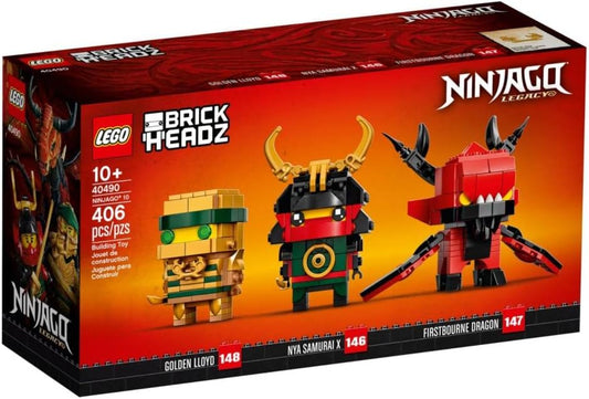 LEGO Ninjago 10th Anniversary Brickheadz Set 40490