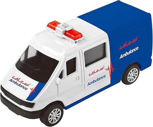 Power Joy Vroom Vroom Diecast Dubai Ambulance 1/43 UAE - Marah Kids
