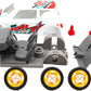 D - Power DIY Smart Wheels Race Car for Kids | Car Building Toy Kit | With Tools, Guideposts | Scale 1:32 - Marah Kids