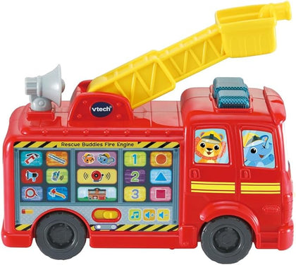 Vtech Rescue Buddies Fire Engine: Interactive Learning Toy, 12–36 Months - Marah Kids