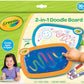 Crayola 2-In-1 Doodle Board, Toddler Drawing Board, Kids Drawing Tablet, Travel Activity, Toddler Toy, Gift For Toddler, 3+
