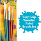 Crayola 4ct Round Brush Set - Marah Kids