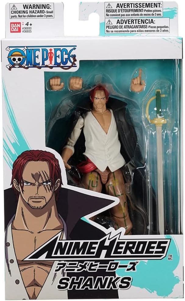 ANIME HEROES ONEPIECE SHANKS 6.5"