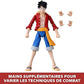 Bandai - Anime Heroes One Piece M.D.Luffy D.Rosa