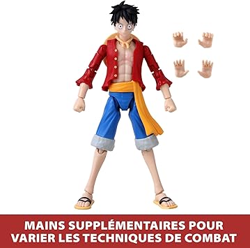 Bandai - Anime Heroes One Piece M.D.Luffy D.Rosa