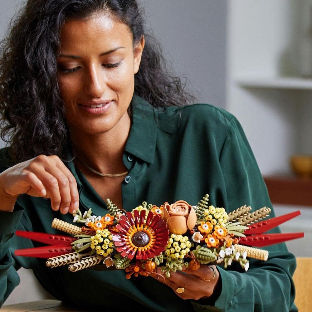 LEGO 10314 Icons Dried Flower Centrepiece, Botanical Collection Crafts Set for Adults - Marah Kids