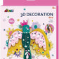 Avenir 3D Decoration - Bird Kit | Turn Your Wall into a Zoo! Create 3D Decorations with Pre - Cut Cardboard Puzzle Pieces | Thoughtful and Creative Gift Option for Kids 3+ - Marah Kids