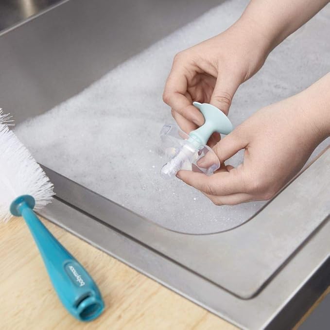 Babymoov 2 - in - 1 Bottle Brush | Easy Cleaning for Bottles & Teats - Marah Kids