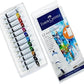 FABER - CASTELL ACRYLIC COLORS SET OF 24 X 9ML TUBES IN A CARDBOARD PACK - Marah Kids