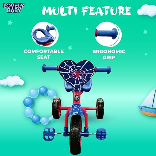 Lovely Baby Tricycle & Balance Bike - Red - Marah Kids