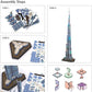 CUBIC FUN 3D PUZZLE BURJ KHALIFA 136PC BO UAE - Marah Kids