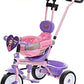 Lovely Baby Tricycle with Handlebar - Pink - Marah Kids