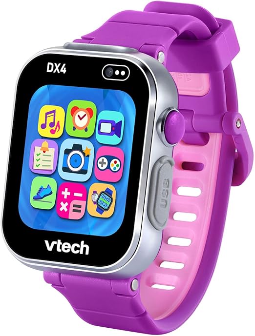 VTech Kidizoom Smartwatch DX4 Purple | Camera, Games & Voice 3+